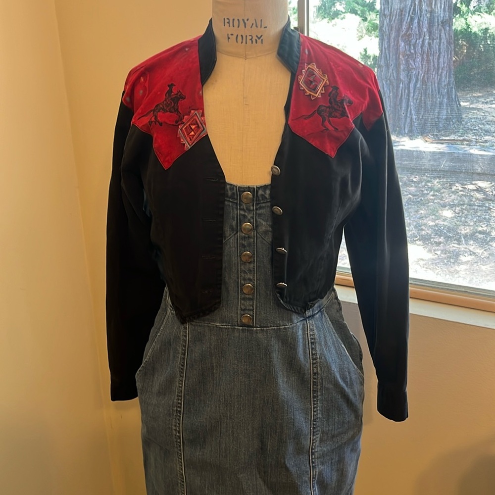 Adorable vintage fitted Banjo western bolero